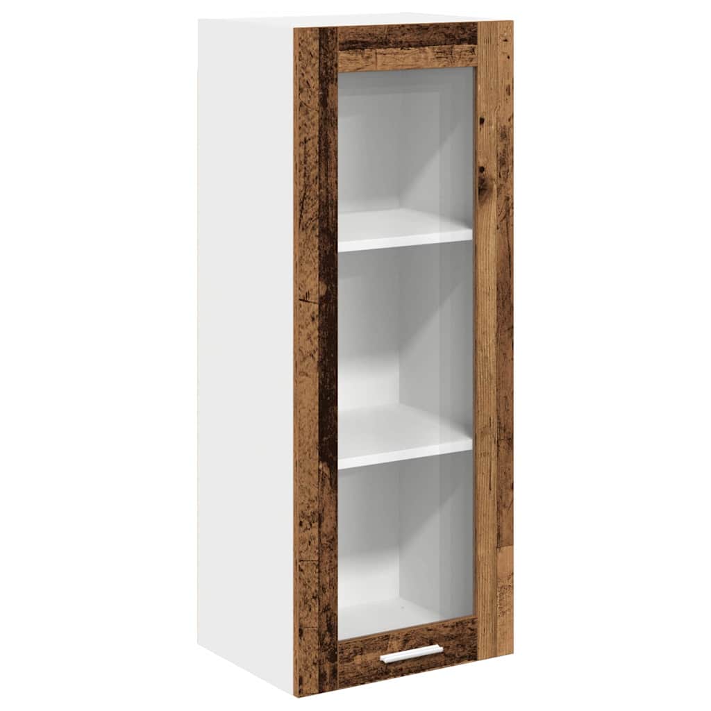 Hängeschrank mit Tür Altholz 40 x 31 x 100 cm Holzwerkstoff