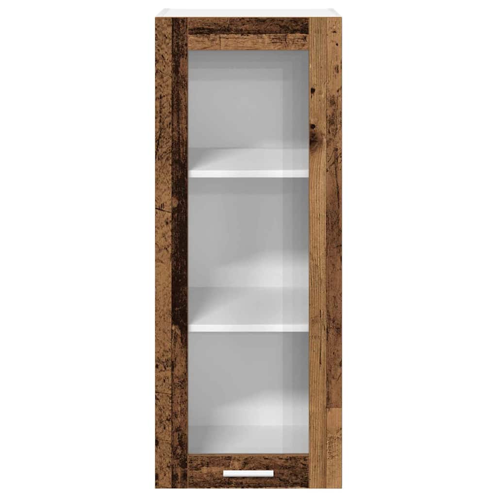 Hängeschrank mit Tür Altholz 40 x 31 x 100 cm Holzwerkstoff