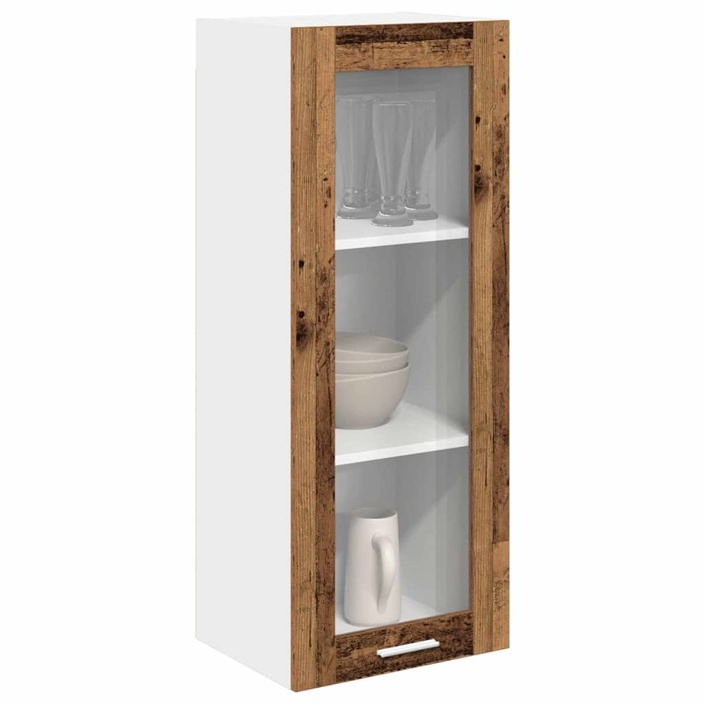 Hängeschrank mit Tür Altholz 40 x 31 x 100 cm Holzwerkstoff