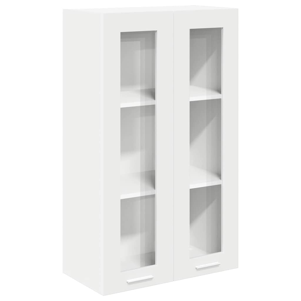 Hängeschrank mit Speicher Weiß 60 x 31 x 100 cm Holzwerkstoff
