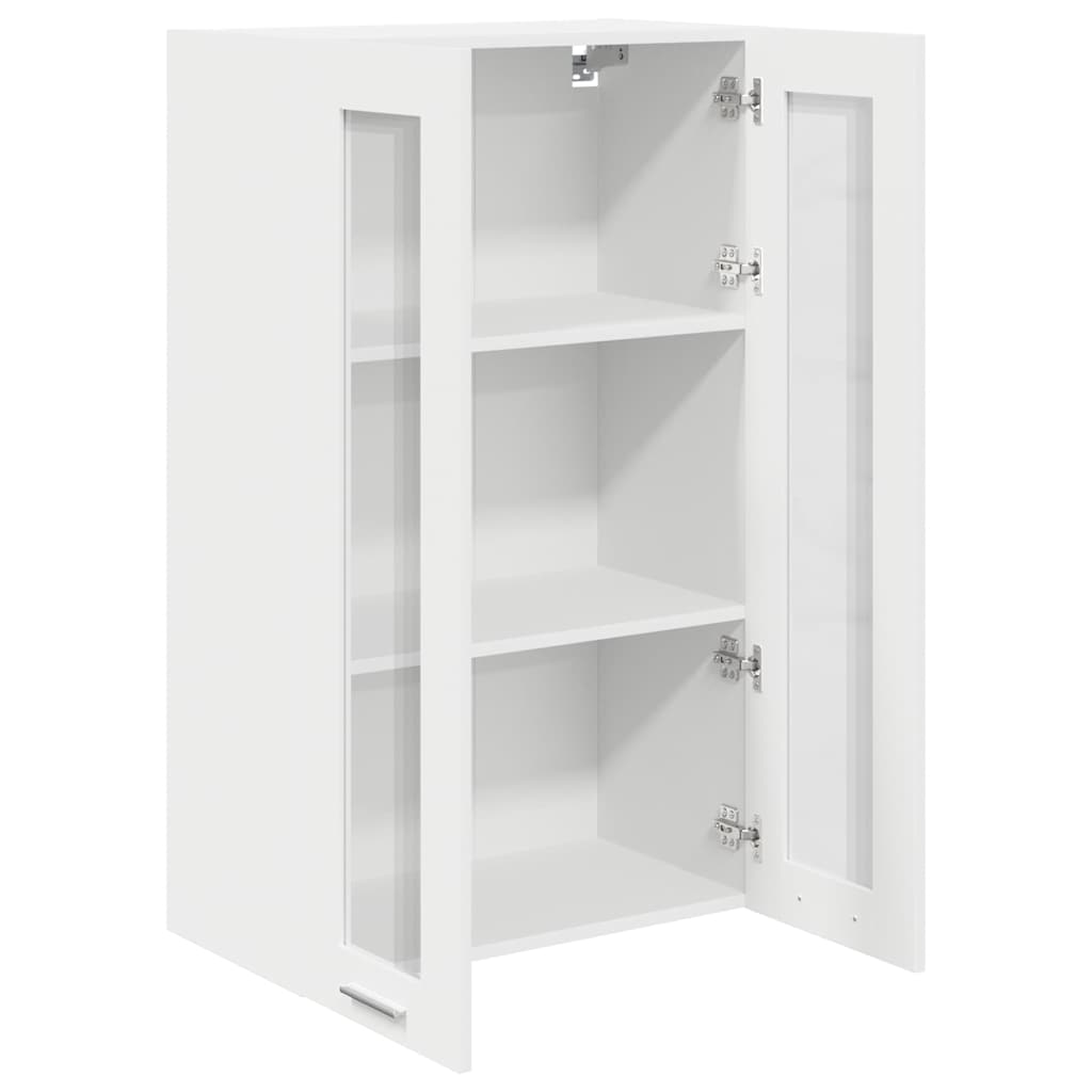 Hängeschrank mit Speicher Weiß 60 x 31 x 100 cm Holzwerkstoff