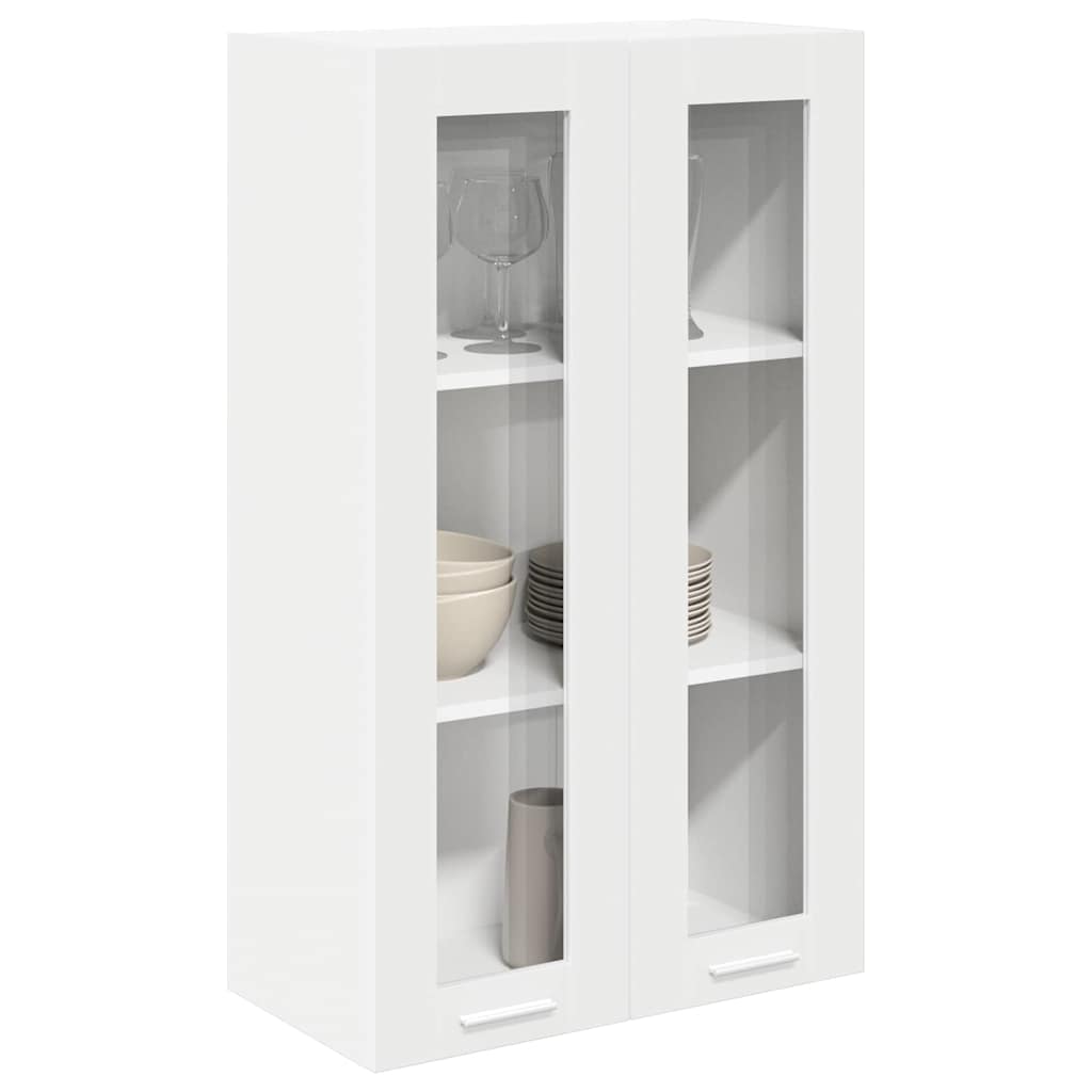 Hängeschrank mit Speicher Weiß 60 x 31 x 100 cm Holzwerkstoff