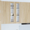 Hängeschrank Sonoma-Eiche 60 x 31 x 100 cm Holzwerkstoff