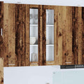 Hängeschrank mit Tür Altholz 60 x 31 x 100 cm Holzwerkstoff