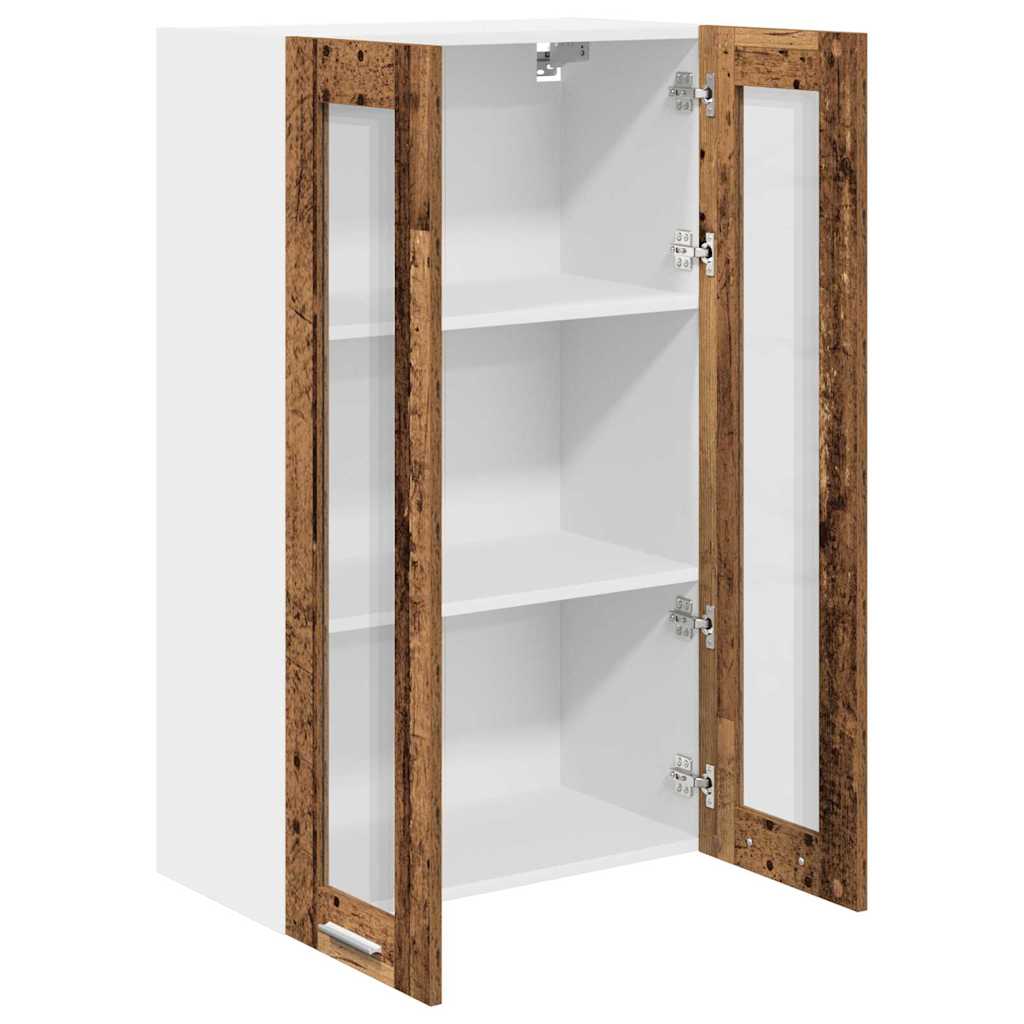 Hängeschrank mit Tür Altholz 60 x 31 x 100 cm Holzwerkstoff