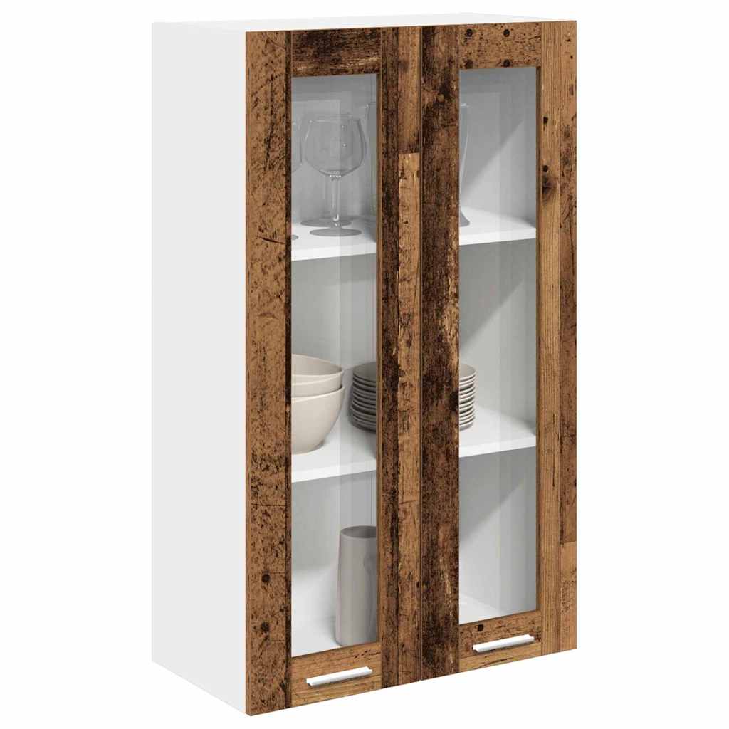 Hängeschrank mit Tür Altholz 60 x 31 x 100 cm Holzwerkstoff