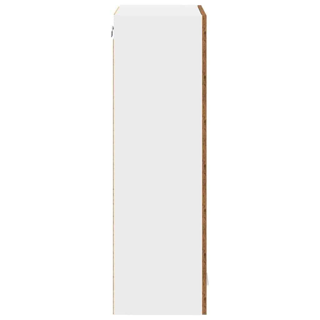 Hängeschrank mit Tür Altholz 60 x 31 x 100 cm Holzwerkstoff