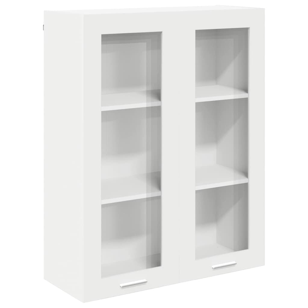 Hängeschrank mit Speicher Weiß 80 x 31 x 100 cm Holzwerkstoff