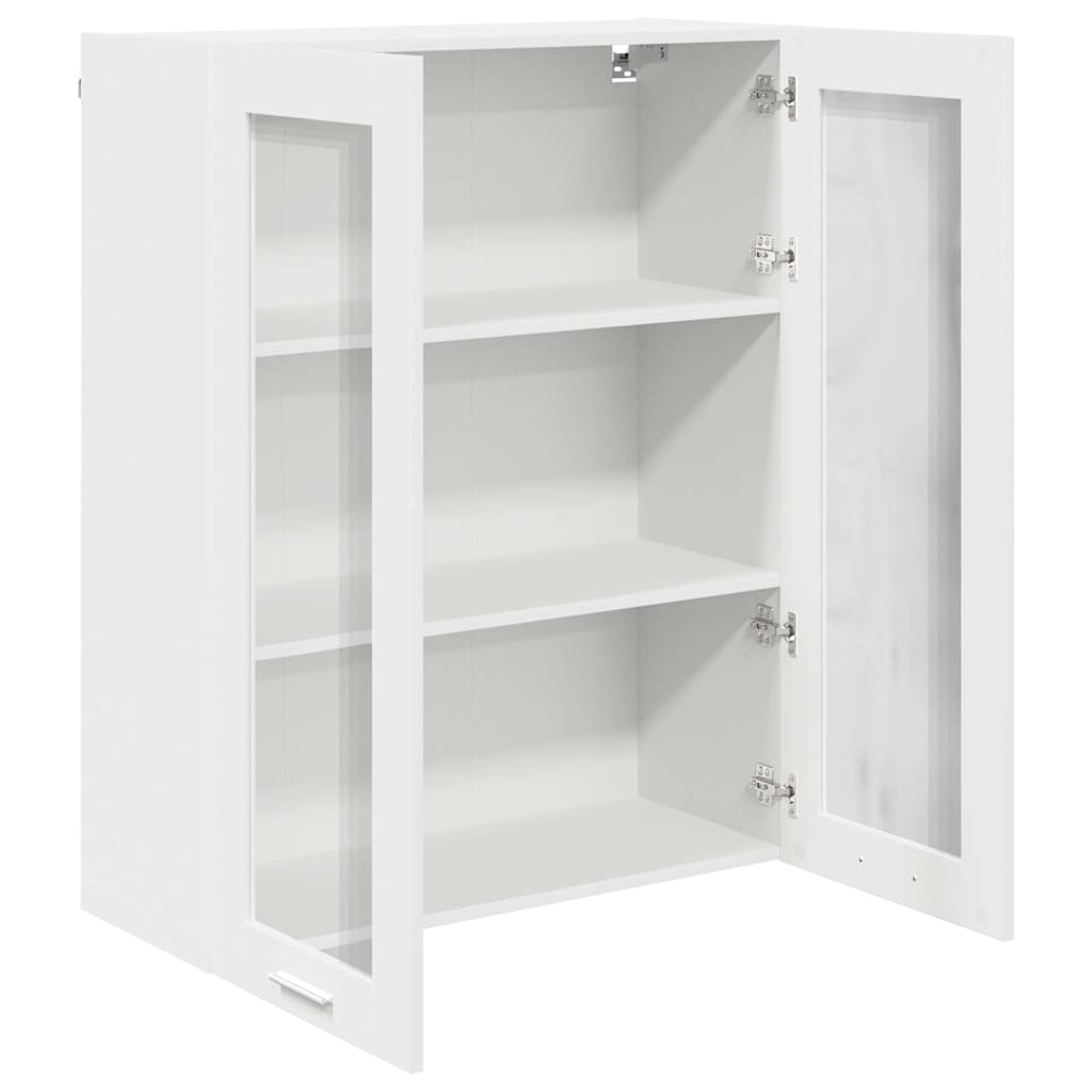 Hängeschrank mit Speicher Weiß 80 x 31 x 100 cm Holzwerkstoff