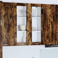 Hängeschrank Geräucherte Eiche 80 x 31 x 100 cm Holzwerkstoff