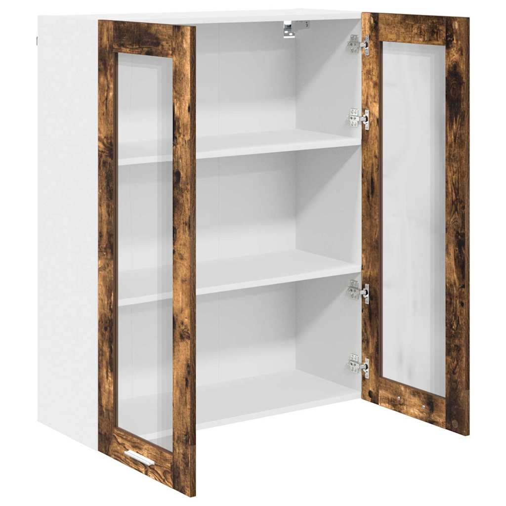 Hängeschrank Geräucherte Eiche 80 x 31 x 100 cm Holzwerkstoff