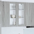 Hängeschrank Graues Sonoma 80 x 31 x 100 cm Holzwerkstoff