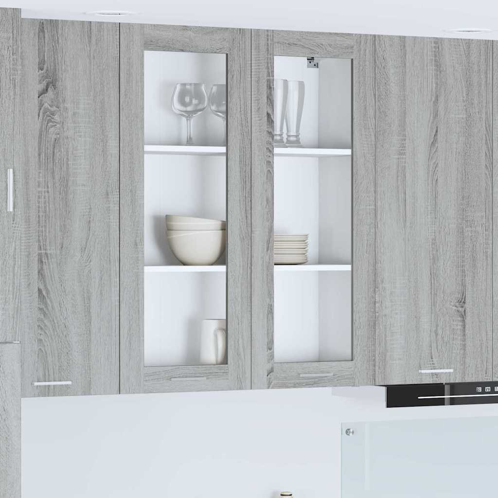 Hängeschrank Graues Sonoma 80 x 31 x 100 cm Holzwerkstoff
