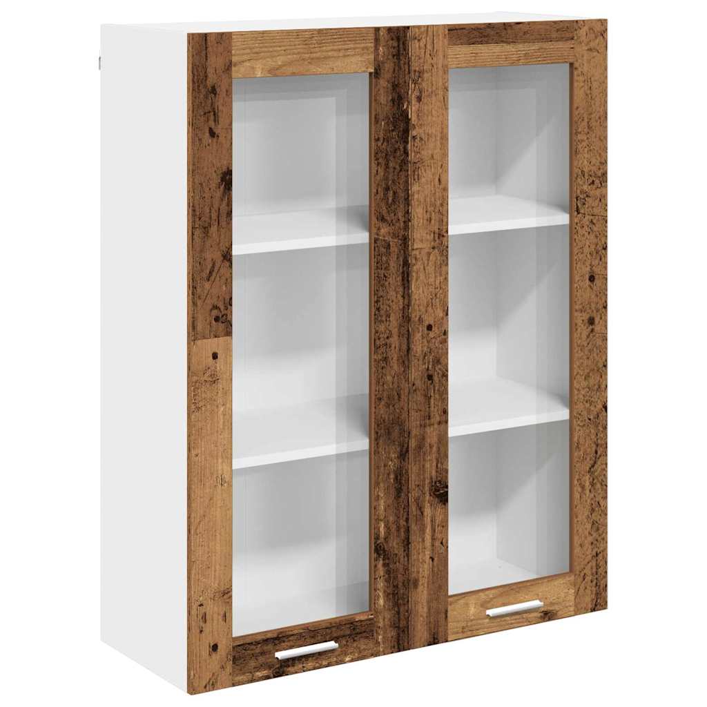 Hängeschrank mit Tür Altholz 80 x 31 x 100 cm Holzwerkstoff