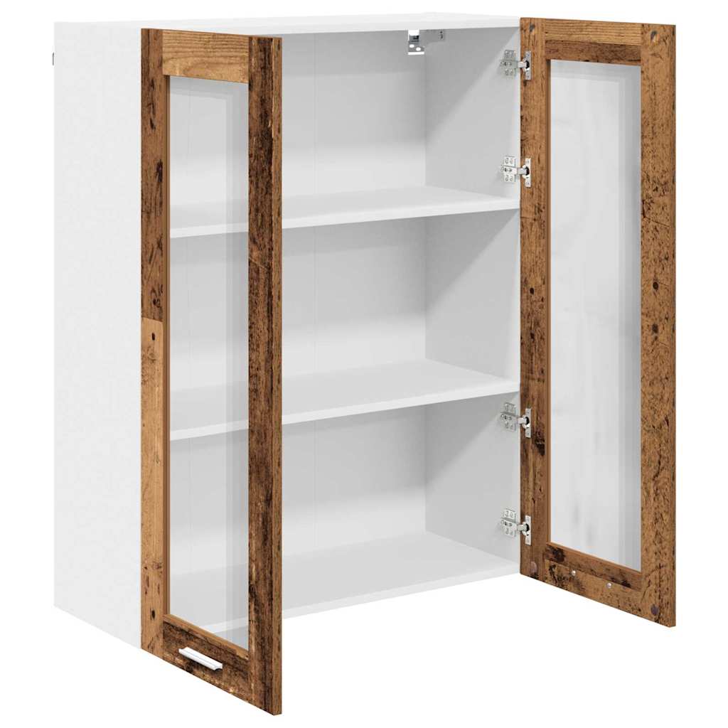 Hängeschrank mit Tür Altholz 80 x 31 x 100 cm Holzwerkstoff