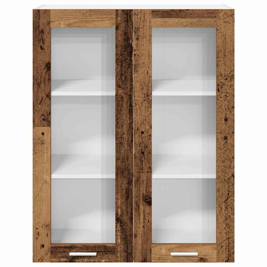 Hängeschrank mit Tür Altholz 80 x 31 x 100 cm Holzwerkstoff