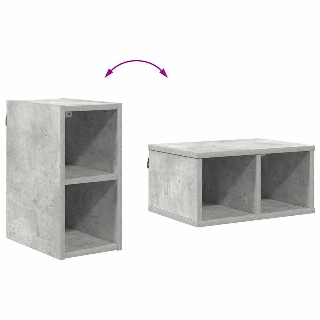 Hängeschrank Beton Grau 20 x 29,5 x 40 cm Holzwerkstoff