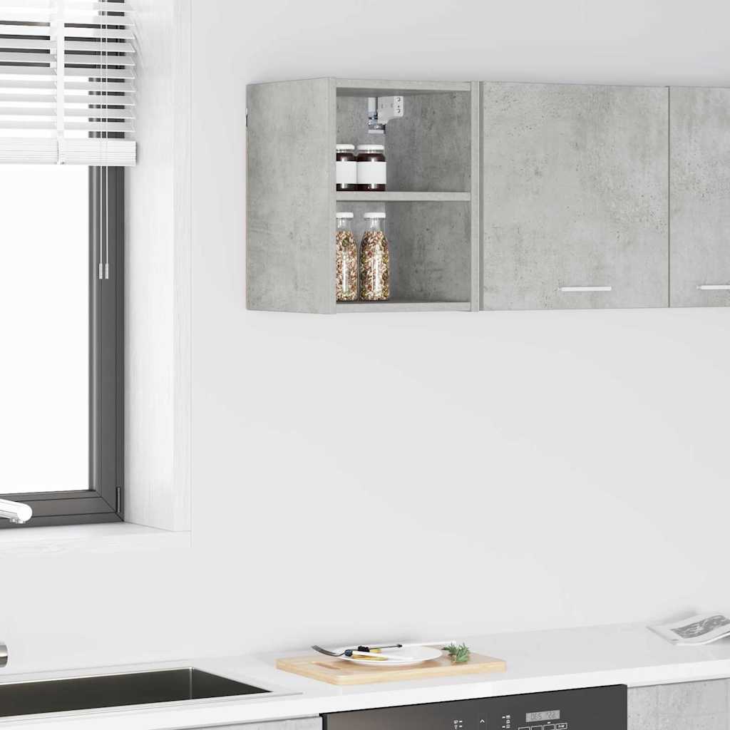 Hängeschrank Beton Grau 30 x 29,5 x 40 cm Holzwerkstoff