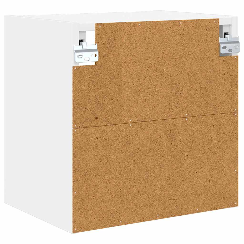 Hängeschrank mit Speicher Weiß 40 x 29,5 x 40 cm Holzwerkstoff