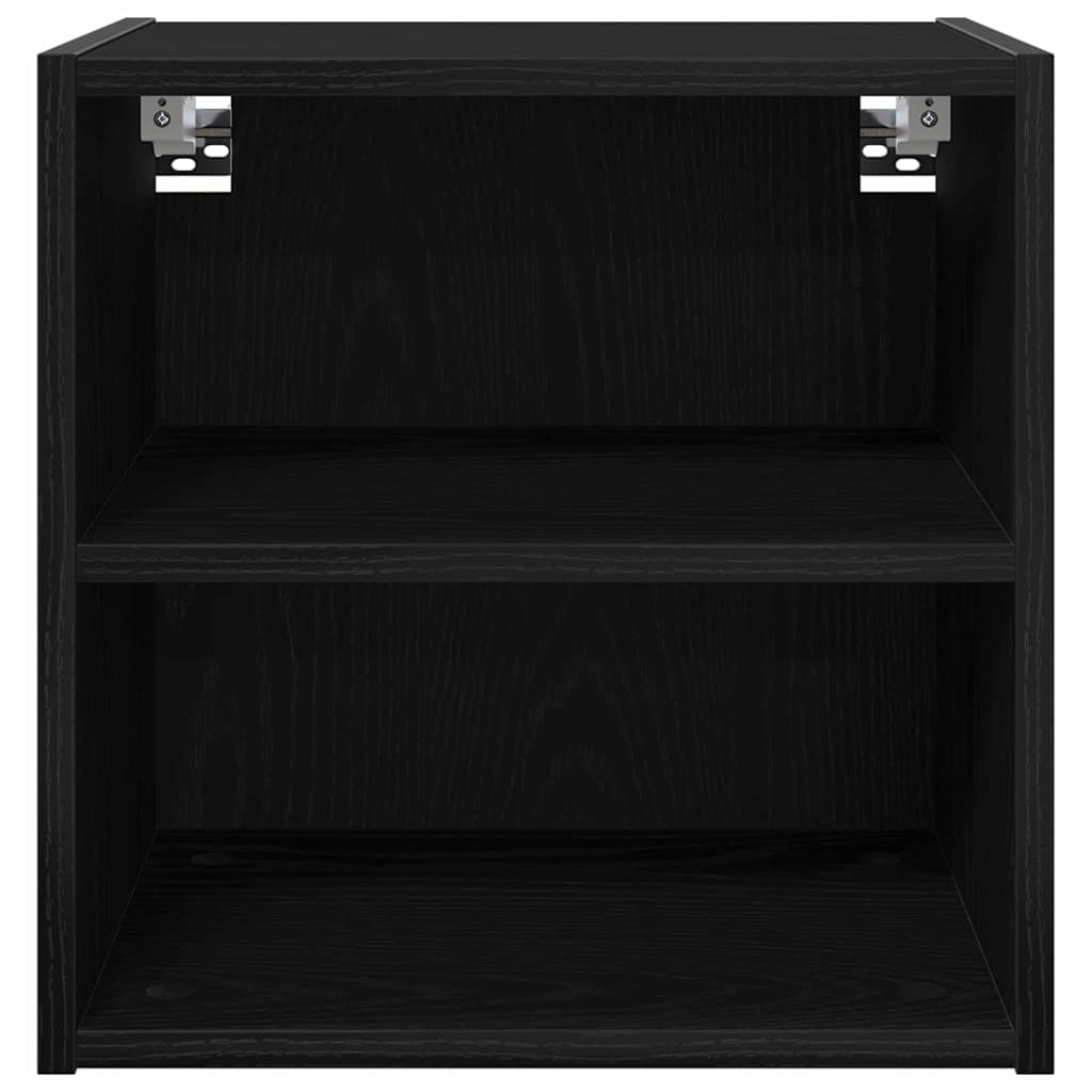 Hängeschrank Schwarz Eichen-Optik 40 x 29,5 x 40 cm