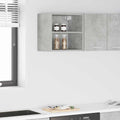 Hängeschrank Beton Grau 40 x 29,5 x 40 cm Holzwerkstoff