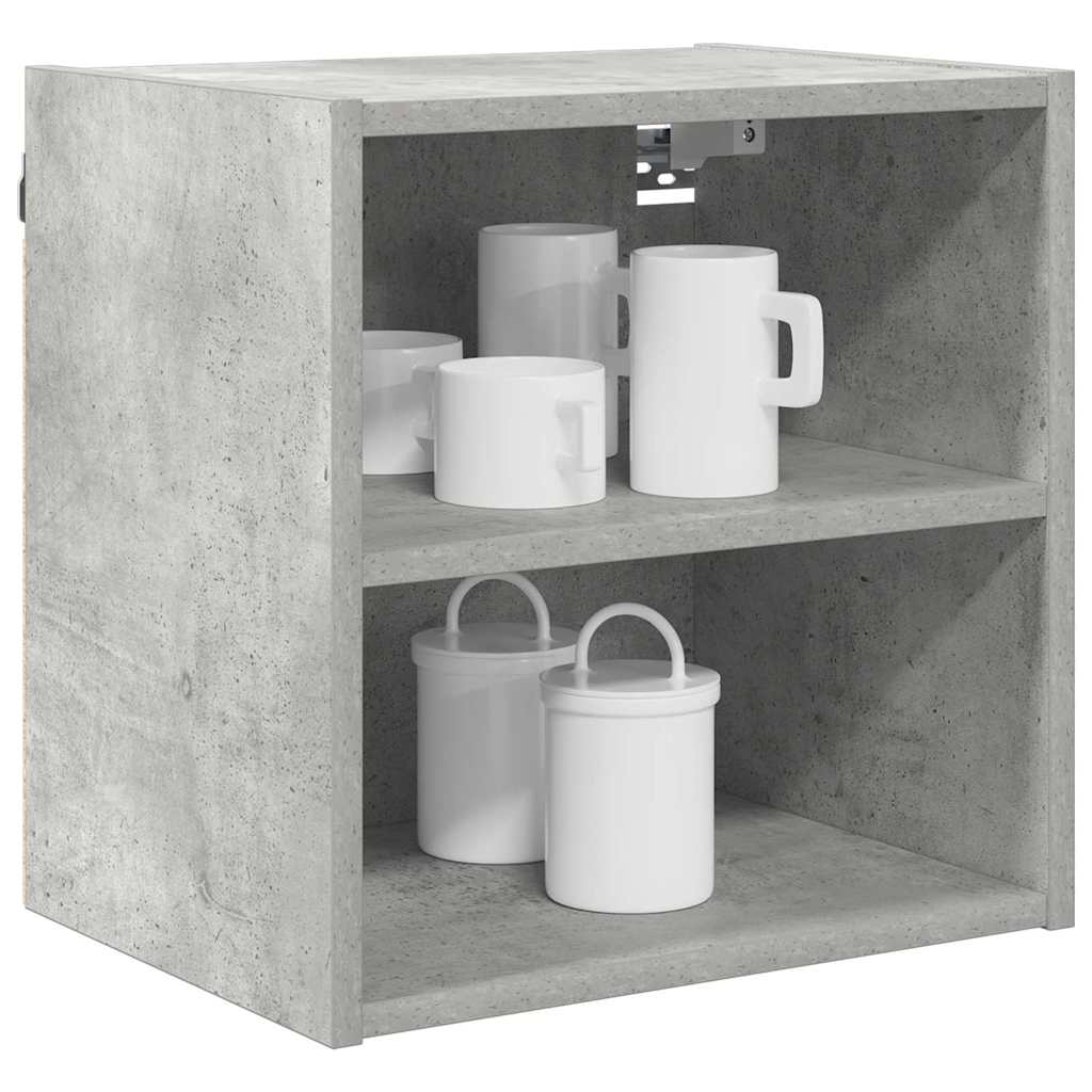 Hängeschrank Beton Grau 40 x 29,5 x 40 cm Holzwerkstoff