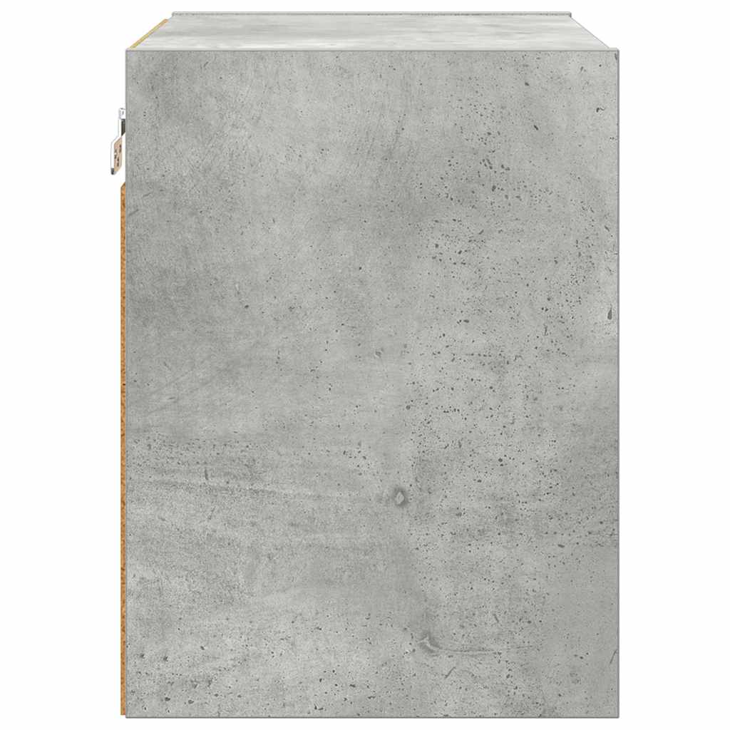 Hängeschrank Beton Grau 40 x 29,5 x 40 cm Holzwerkstoff