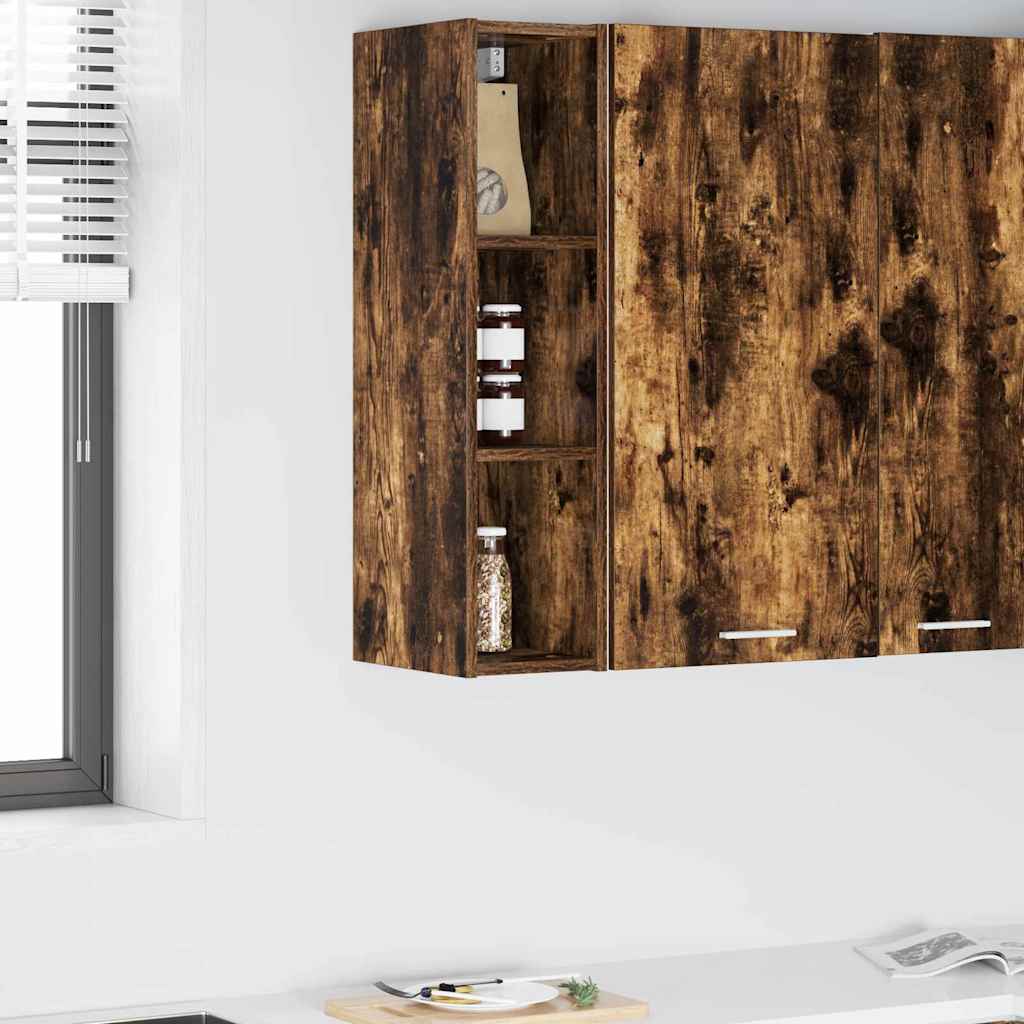 Hängeschrank Geräucherte Eiche 20 x 29,5 x 80 cm Holzwerkstoff