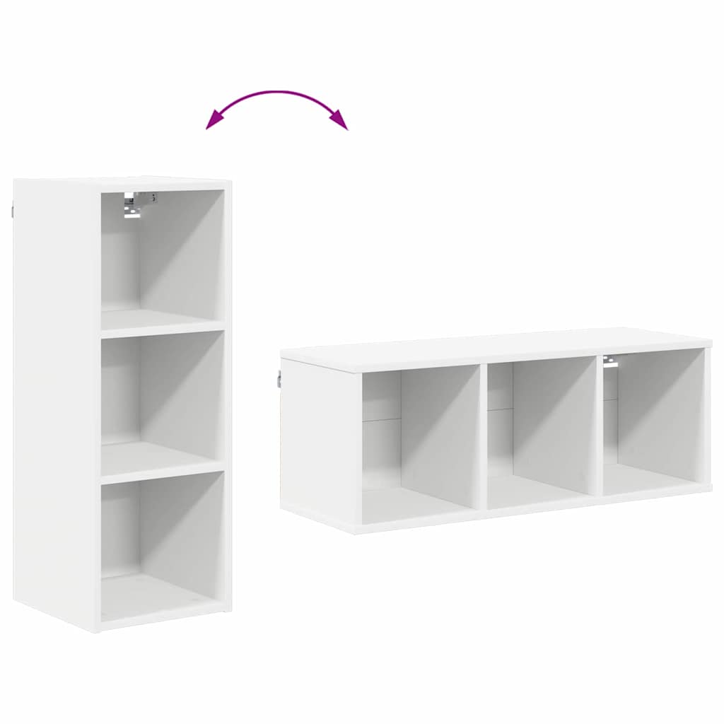 Hängeschrank Riga Weiß 30 x 29,5 x 80 cm Holzwerkstoff