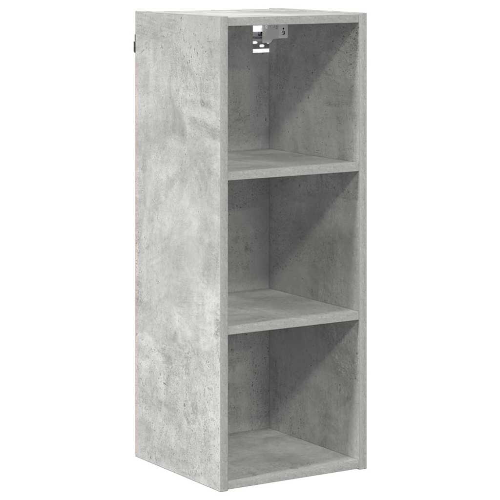 Hängeschrank Beton Grau 30 x 29,5 x 80 cm Holzwerkstoff