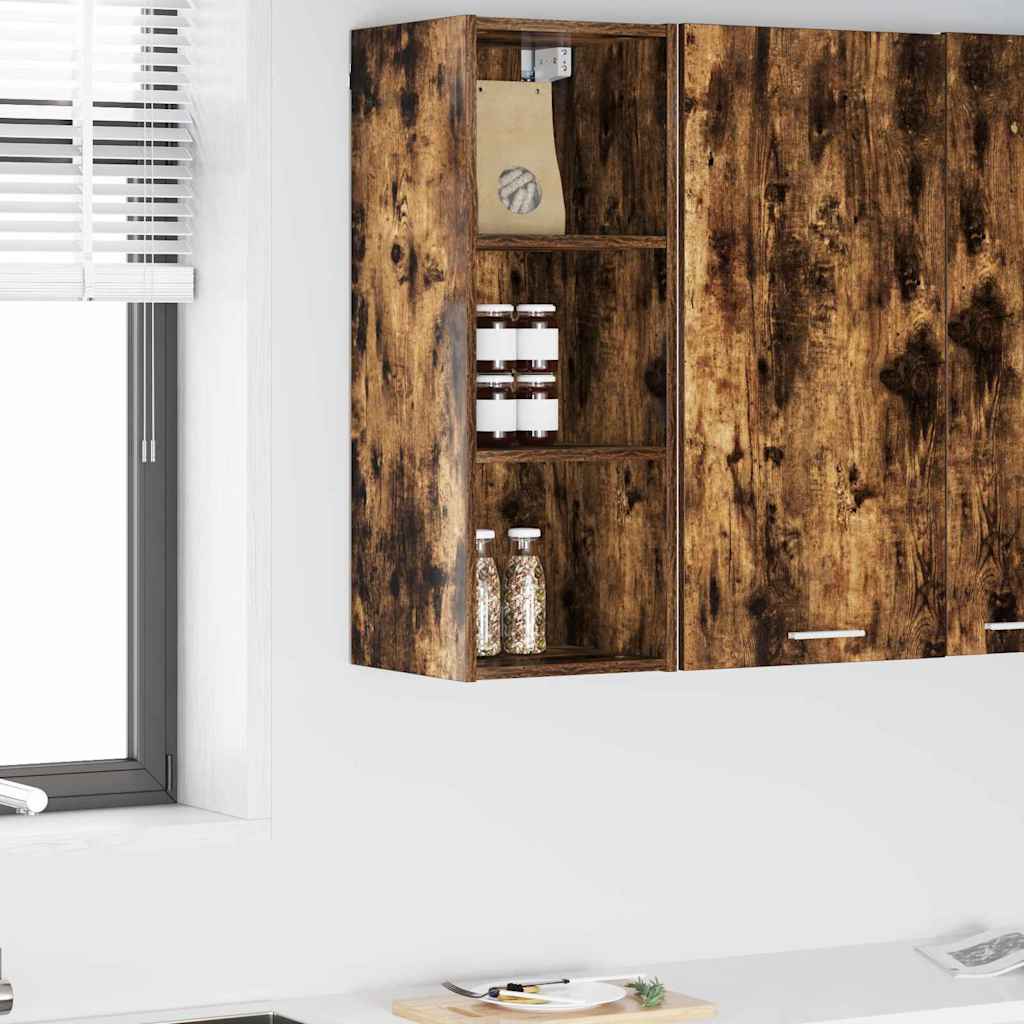 Hängeschrank Geräucherte Eiche 30 x 29,5 x 80 cm Holzwerkstoff