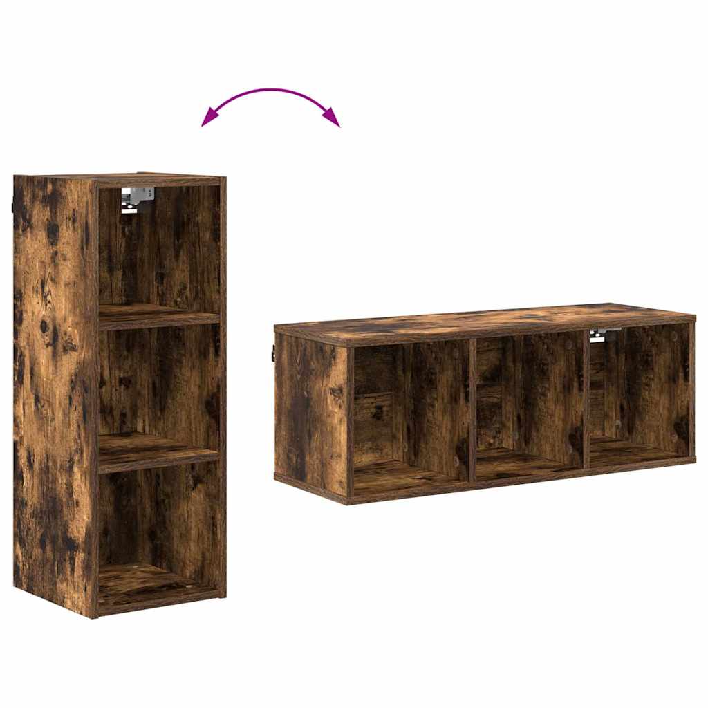 Hängeschrank Geräucherte Eiche 30 x 29,5 x 80 cm Holzwerkstoff