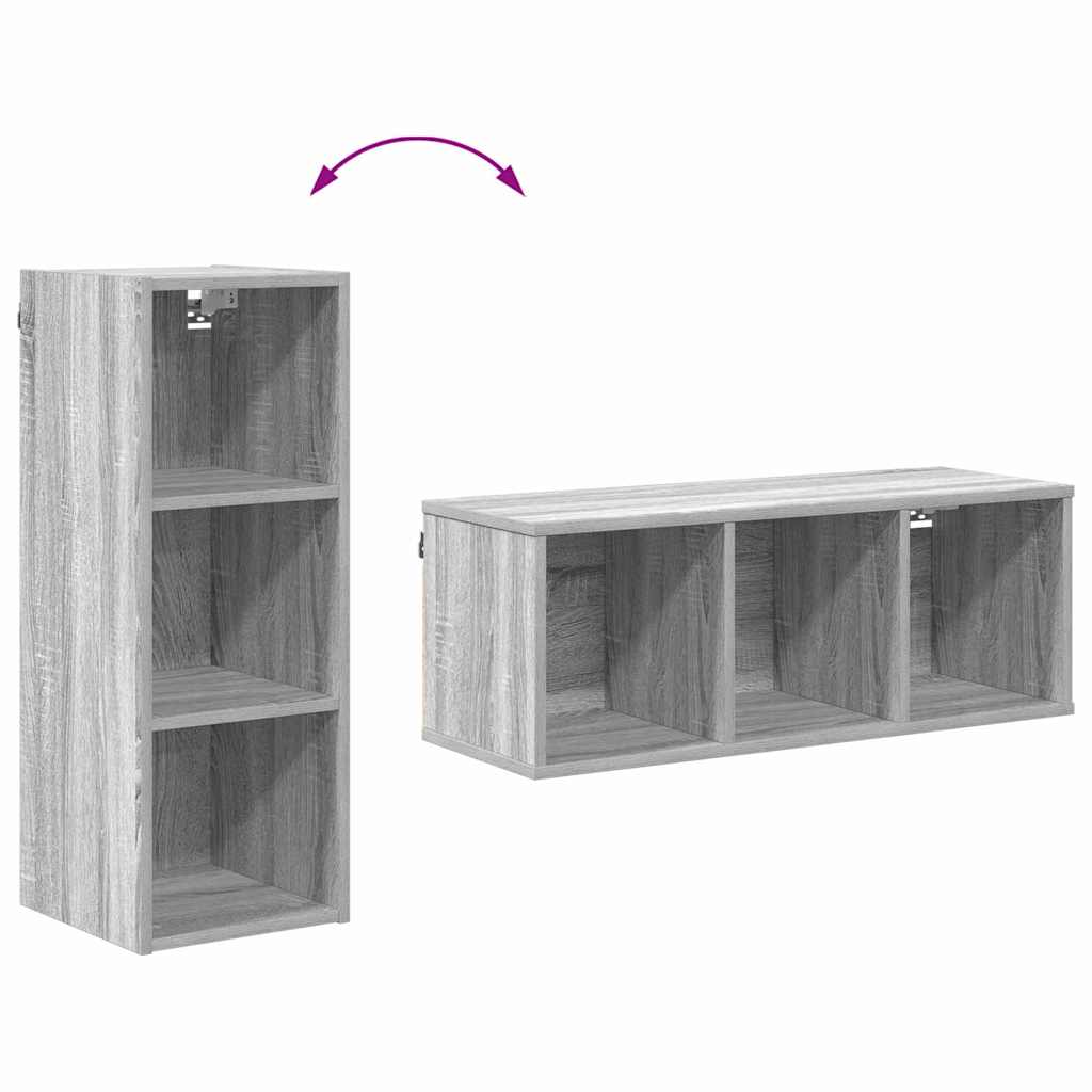 Hängeschrank Graues Sonoma 30 x 29,5 x 80 cm Holzwerkstoff