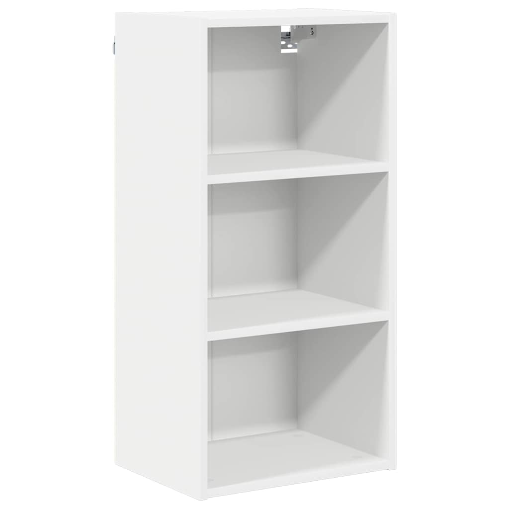 Hängeschrank mit Speicher Weiß 40 x 29,5 x 80 cm Holzwerkstoff