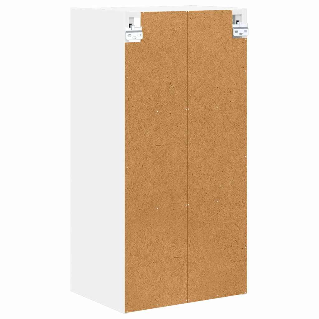Hängeschrank mit Speicher Weiß 40 x 29,5 x 80 cm Holzwerkstoff