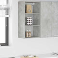 Hängeschrank Beton Grau 40 x 29,5 x 80 cm Holzwerkstoff
