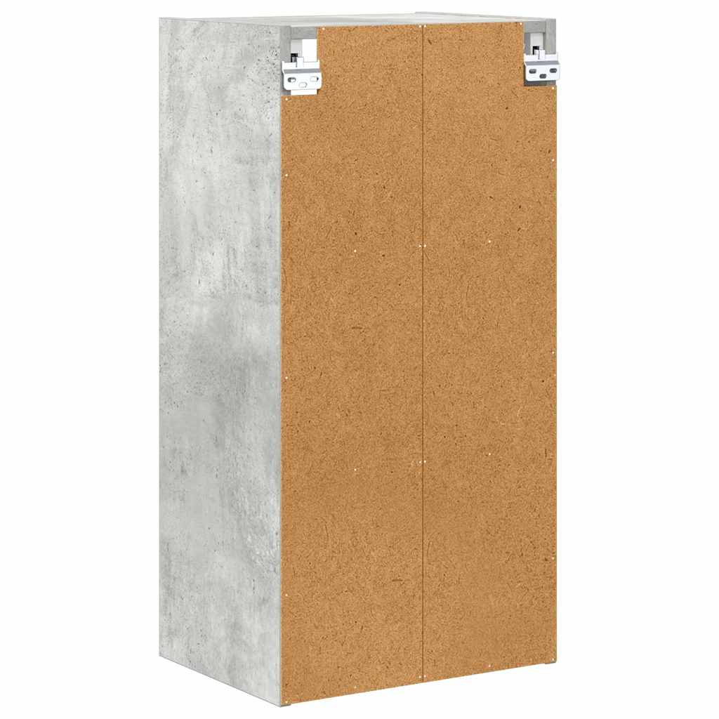 Hängeschrank Beton Grau 40 x 29,5 x 80 cm Holzwerkstoff