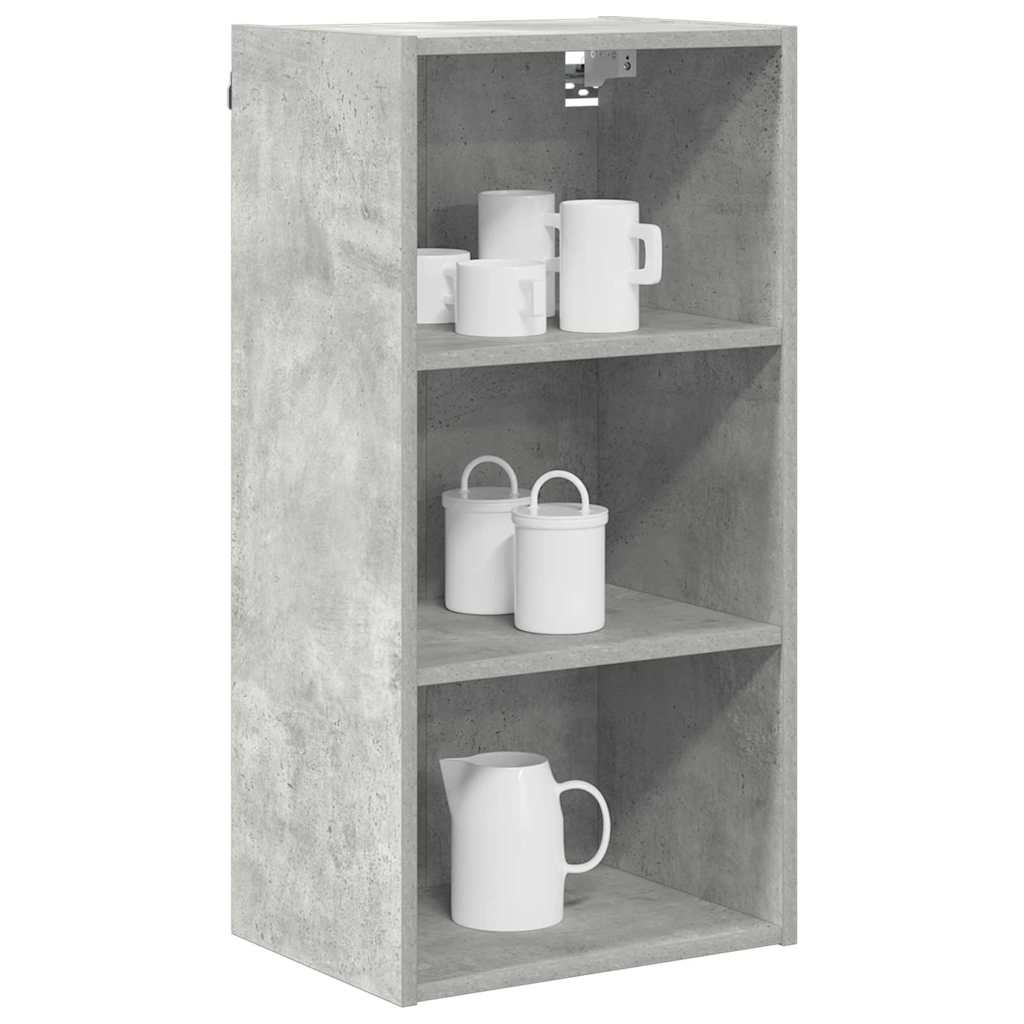 Hängeschrank Beton Grau 40 x 29,5 x 80 cm Holzwerkstoff
