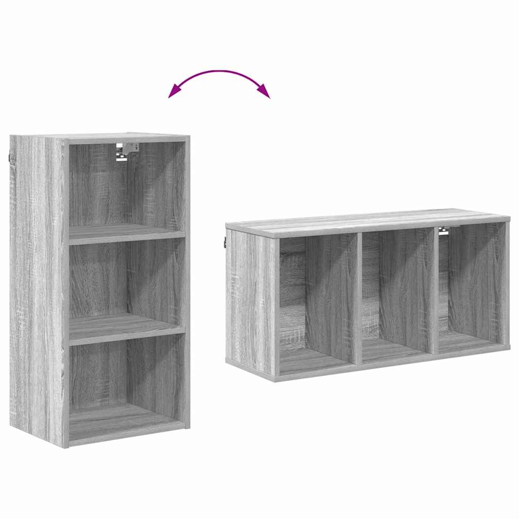 Hängeschrank Graues Sonoma 40 x 29,5 x 80 cm Holzwerkstoff