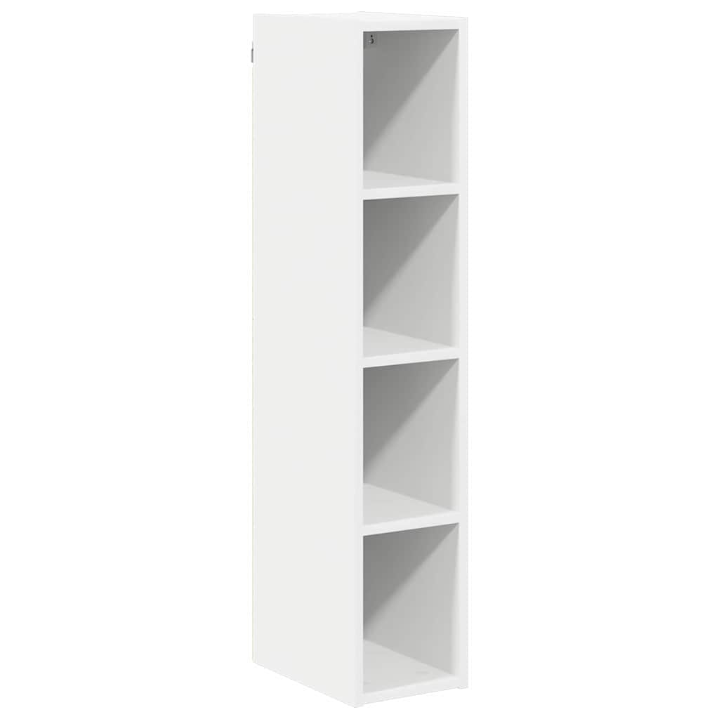 Hängeschrank mit Speicher Weiß 20 x 29,5 x 100 cm Holzwerkstoff
