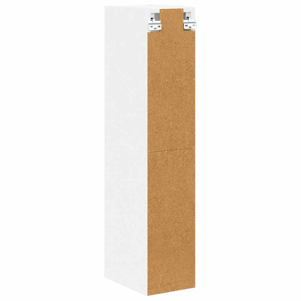 Hängeschrank mit Speicher Weiß 20 x 29,5 x 100 cm Holzwerkstoff