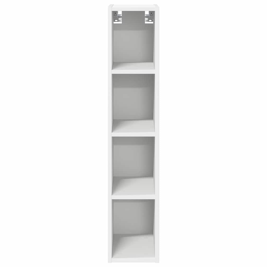 Hängeschrank mit Speicher Weiß 20 x 29,5 x 100 cm Holzwerkstoff
