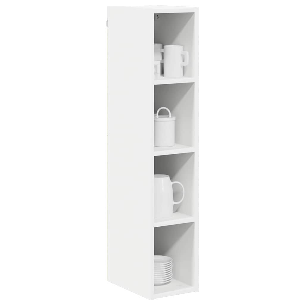Hängeschrank mit Speicher Weiß 20 x 29,5 x 100 cm Holzwerkstoff