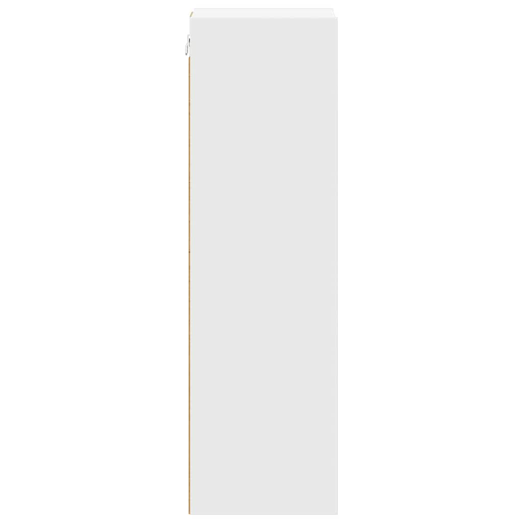 Hängeschrank mit Speicher Weiß 20 x 29,5 x 100 cm Holzwerkstoff