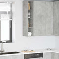Hängeschrank Beton Grau 20 x 29,5 x 100 cm Holzwerkstoff