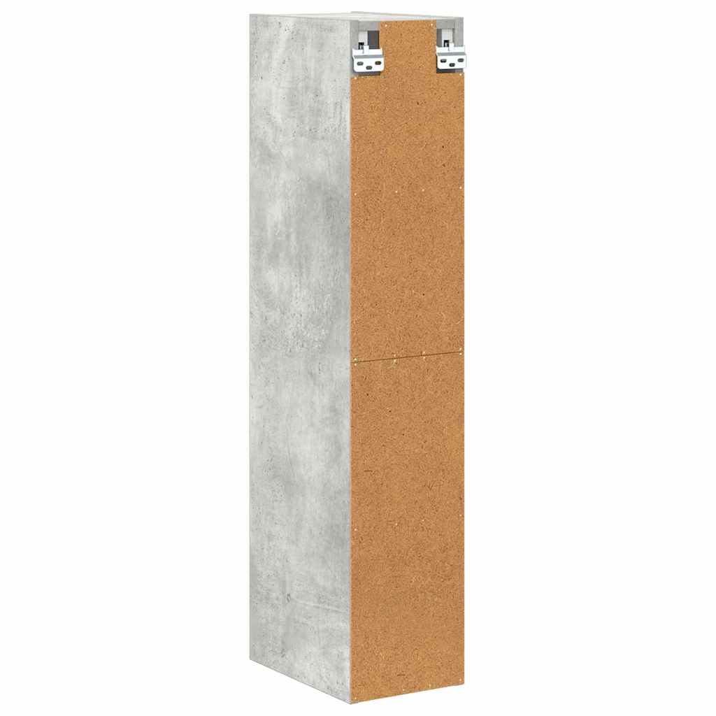 Hängeschrank Beton Grau 20 x 29,5 x 100 cm Holzwerkstoff