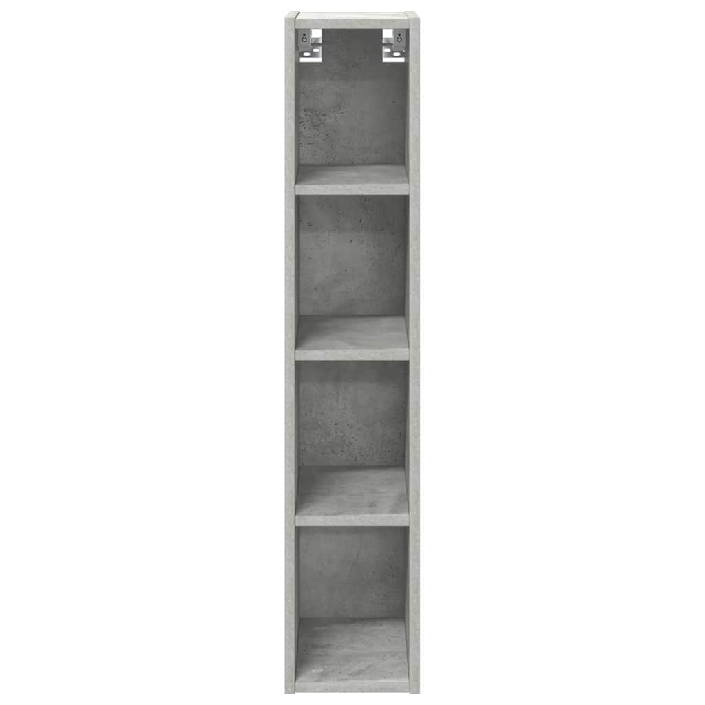 Hängeschrank Beton Grau 20 x 29,5 x 100 cm Holzwerkstoff