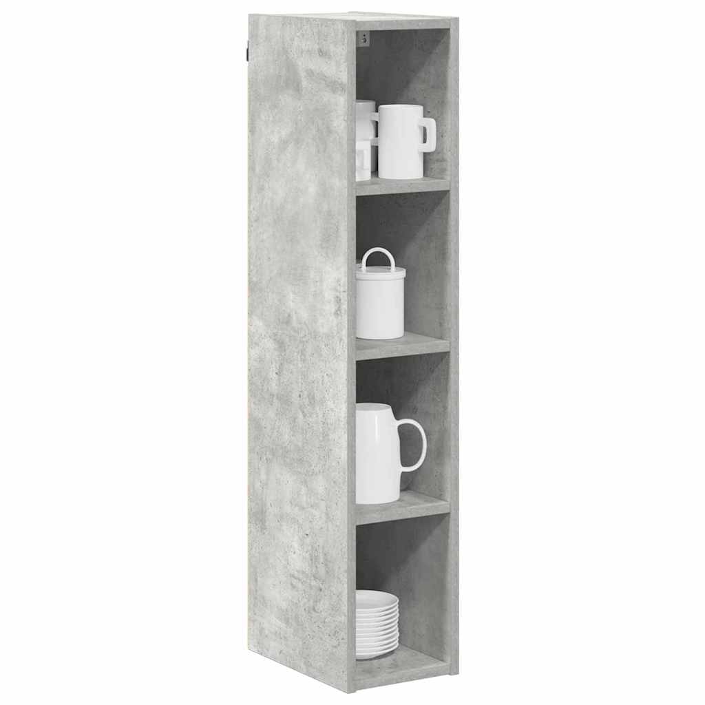 Hängeschrank Beton Grau 20 x 29,5 x 100 cm Holzwerkstoff