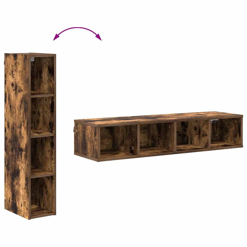 Hängeschrank Geräucherte Eiche 20 x 29,5 x 100 cm Holzwerkstoff