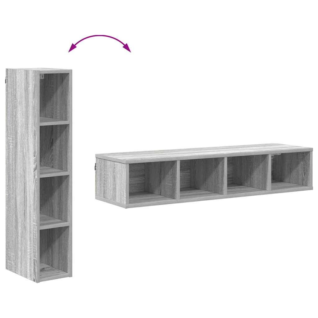 Hängeschrank Graues Sonoma 20 x 29,5 x 100 cm Holzwerkstoff